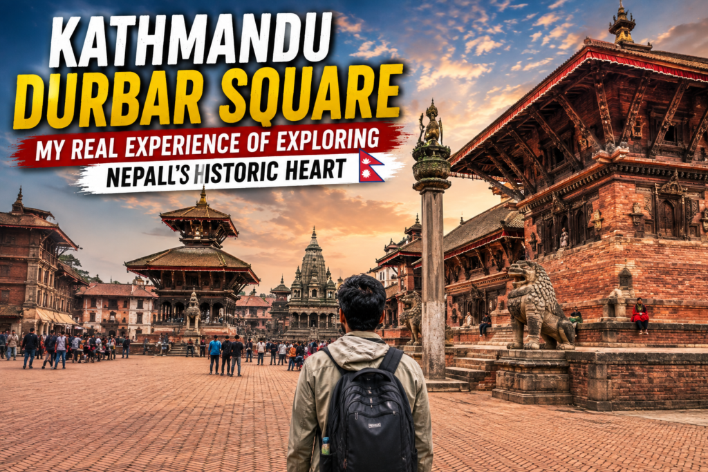My real experience exploring the historic architecture and cultural atmosphere of Kathmandu Durbar Square.